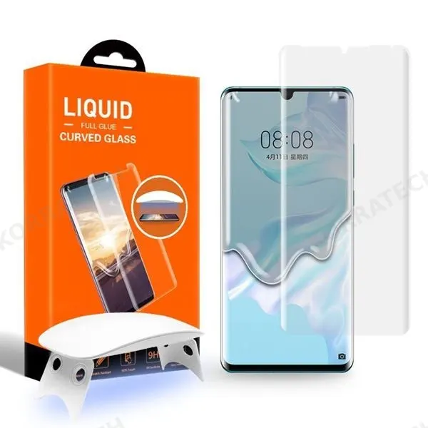 T-MAX Liquid Full Glue 3D Tempered Glass - Σύστημα Προστασίας Οθόνης Huawei Mate 30 Pro (5206015052934)