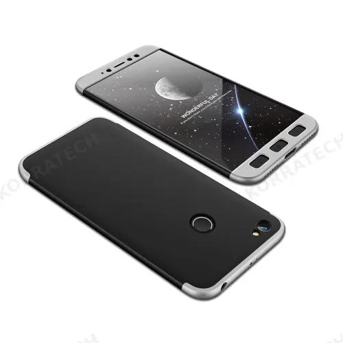 Θήκη Hybrid Full Body 360° Xiaomi Redmi Note 5A Prime - Black/Silver (13466) - OEM