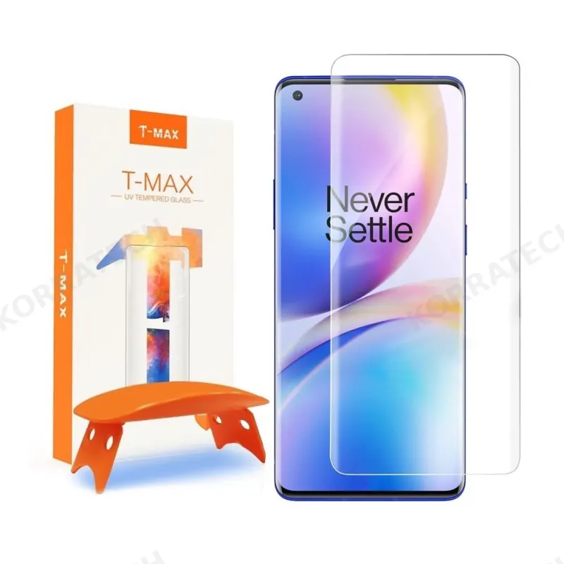 T-MAX Liquid Full Glue 3D Tempered Glass - Σύστημα Προστασίας Οθόνης OnePlus 8 Pro (66792)