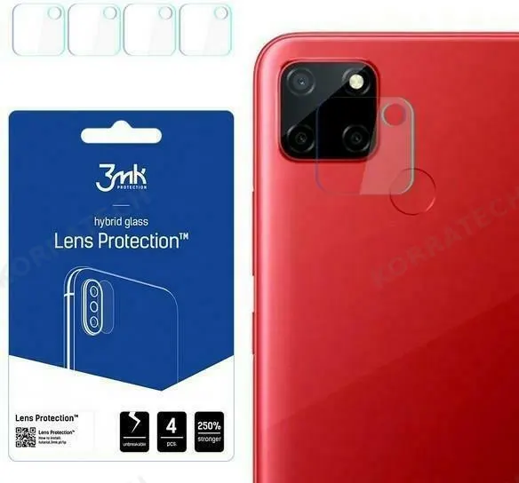 3MK Hybrid Glass Camera Protector - Αντιχαρακτικό Υβριδικό Προστατευτικό Γυαλί για Φακό Κάμερας Realme C12 - 4 Τεμάχια (5903108372299)