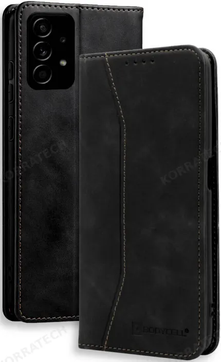 Bodycell Θήκη - Πορτοφόλι Samsung Galaxy A72 - Black (5206015062971)