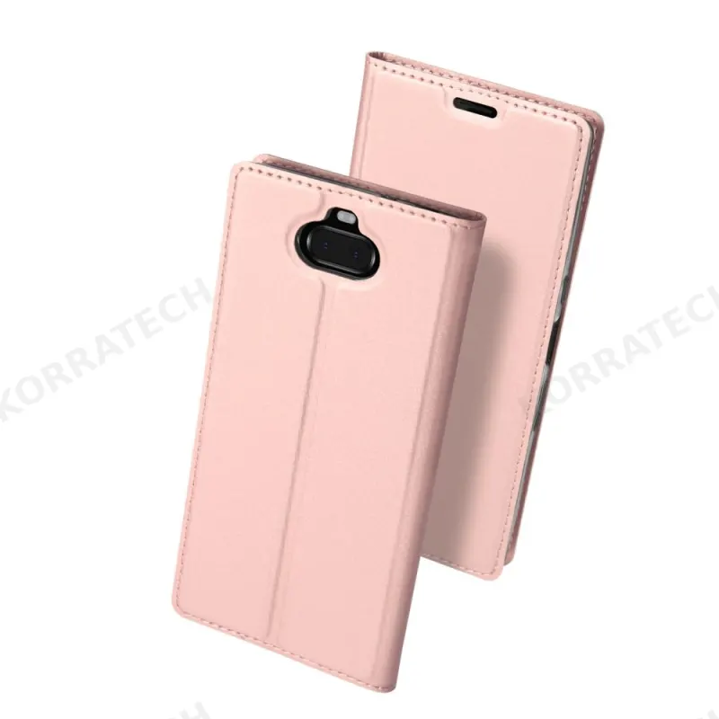 Duxducis Θήκη - Πορτοφόλι Sony Xperia 10 - Rose Gold (45765)