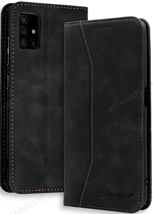 Bodycell Θήκη - Πορτοφόλι Samsung Galaxy A71 - Black (5206015058301)