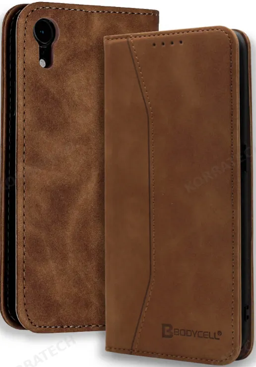 Bodycell Θήκη - Πορτοφόλι Apple iPhone XR - Brown (5206015057571)