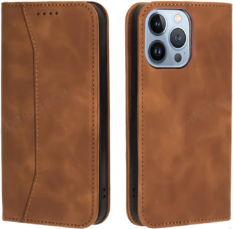 Bodycell Θήκη - Πορτοφόλι Apple iPhone 13 Pro Max - Brown (5206015067006)