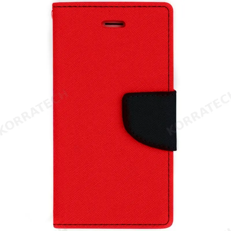 Θήκη Fancy Diary Meizu MX5 - Πορτοφόλι (9396) - Κόκκινο/Μπλέ - OEM