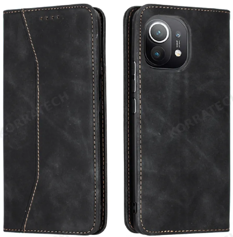 Bodycell Θήκη - Πορτοφόλι Xiaomi Mi 11 - Black (5206015063336)