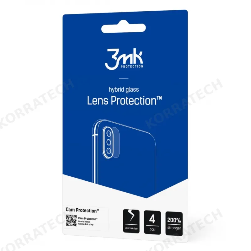 3MK Hybrid Glass Camera Protector - Αντιχαρακτικό Υβριδικό Προστατευτικό Γυαλί για Φακό Κάμερας Motorola Edge Plus - 4 Τεμάχια (5903108412018)