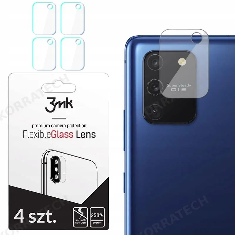3MK Glass Camera Protector - Αντιχαρακτικό Προστατευτικό Γυαλί για Φακό Κάμερας Samsung Galaxy S10 Lite - 4 τεμάχια (62662)