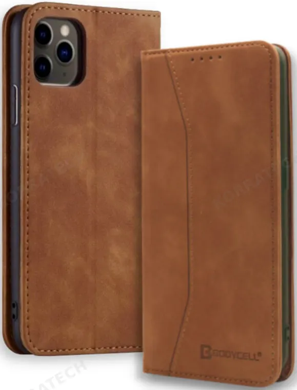 Bodycell Θήκη - Πορτοφόλι Apple iPhone 11 Pro - Brown (5206015057670)