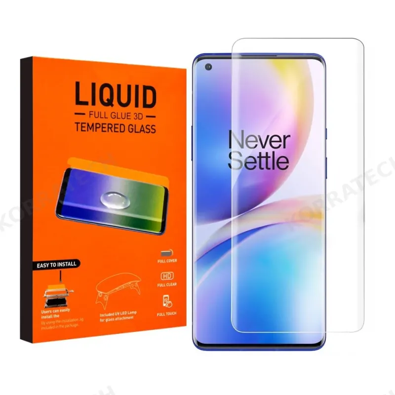 T-MAX Replacement Kit of Liquid 3D Tempered Glass - Σύστημα Αντικατάστασης OnePlus 8 (74379)