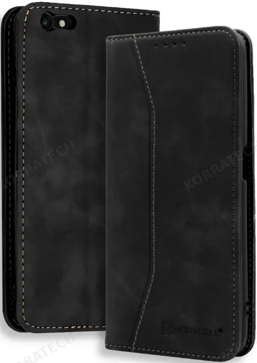 Bodycell Θήκη - Πορτοφόλι Apple iPhone 6S Plus / 6 Plus - Black (5206015057359)