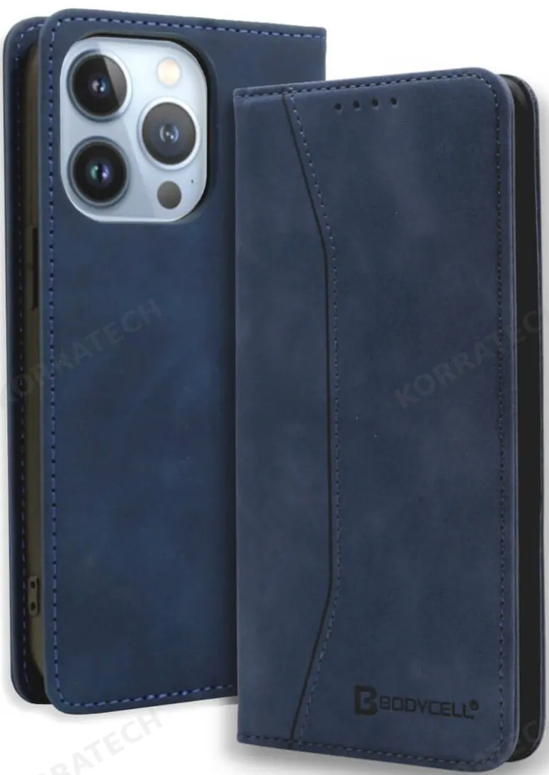 Bodycell Θήκη - Πορτοφόλι Apple iPhone 13 Pro - Blue (5206015067136)