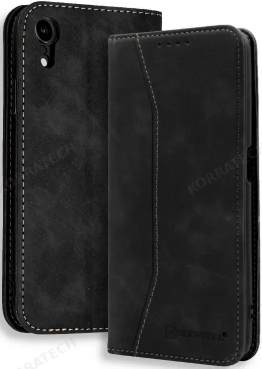 Bodycell Θήκη - Πορτοφόλι Apple iPhone XR - Black (5206015057557)