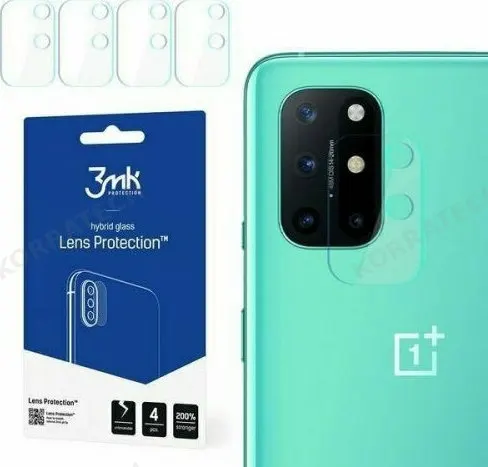 3MK Hybrid Glass Camera Protector - Αντιχαρακτικό Υβριδικό Προστατευτικό Γυαλί για Φακό Κάμερας OnePlus 8T - 4 Τεμάχια (5903108324687)