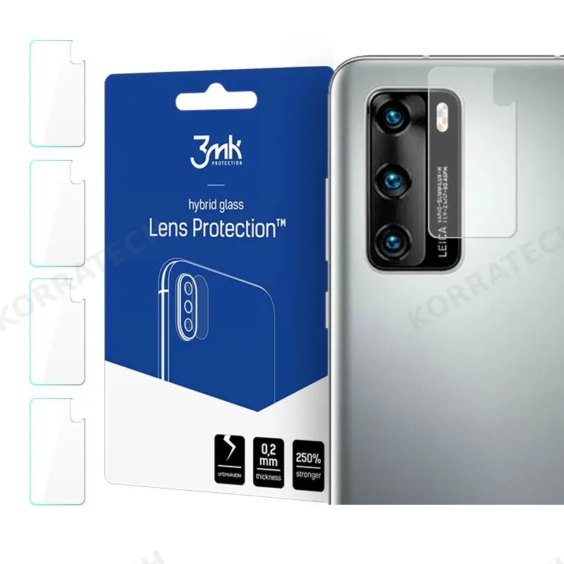 3MK Glass Camera Protector - Αντιχαρακτικό Προστατευτικό Γυαλί για Φακό Κάμερας Huawei P40 - 4 τεμάχια (5903108249683)