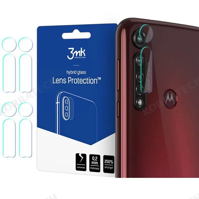 3MK Glass Camera Protector - Αντιχαρακτικό Προστατευτικό Γυαλί για Φακό Κάμερας Motorola Moto G8 Plus - 4 τεμάχια (5903108221252)