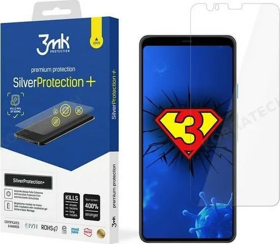 3MK Premium Silver Protection+ Αντιμικροβιακή Μεμβράνη Προστασίας Οθόνης - Google Pixel 4 (5903108302050)