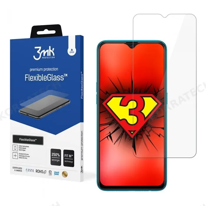 3MK Premium Flexible Glass - Αντιχαρακτικό Υβριδικό Προστατευτικό Γυαλί Οθόνης - Realme C11 2021 - 0.3mm (5903108443111)