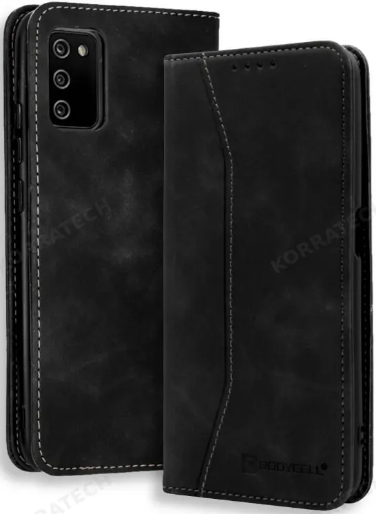 Bodycell Θήκη - Πορτοφόλι Samsung Galaxy A02s - Black (5206015063091)