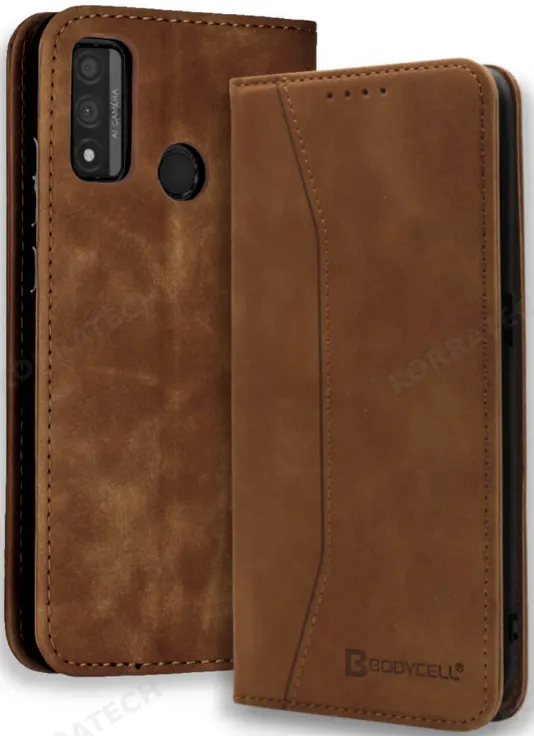 Bodycell Θήκη - Πορτοφόλι Huawei P Smart 2020 - Brown (5206015060090)