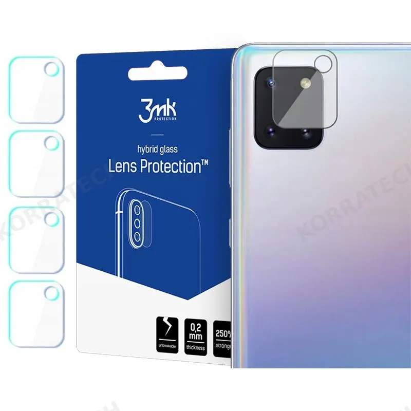 3MK Glass Camera Protector - Αντιχαρακτικό Προστατευτικό Γυαλί για Φακό Κάμερας Samsung Galaxy Note 10 Lite - 4 τεμάχια (63025)