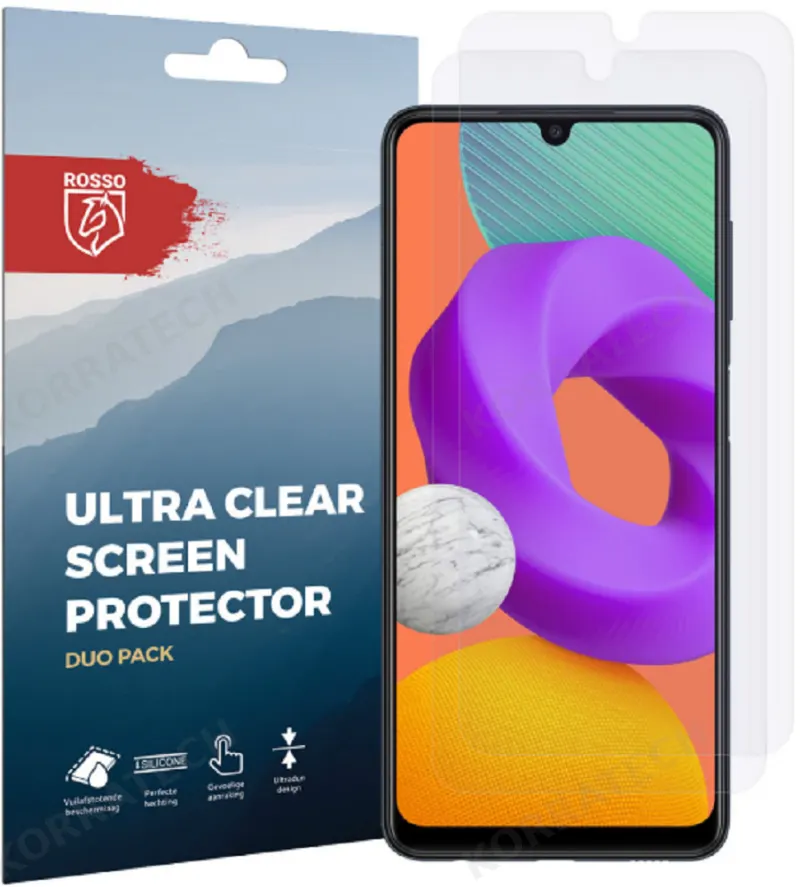 Rosso Ultra Clear Screen Protector - Μεμβράνη Προστασίας Οθόνης - Samsung Galaxy M22 4G / A22 4G - 2 Τεμάχια (8719246339837)