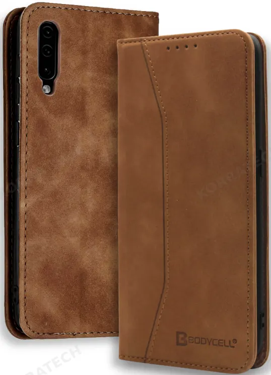 Bodycell Θήκη - Πορτοφόλι Samsung Galaxy A70 - Brown (5206015058271)
