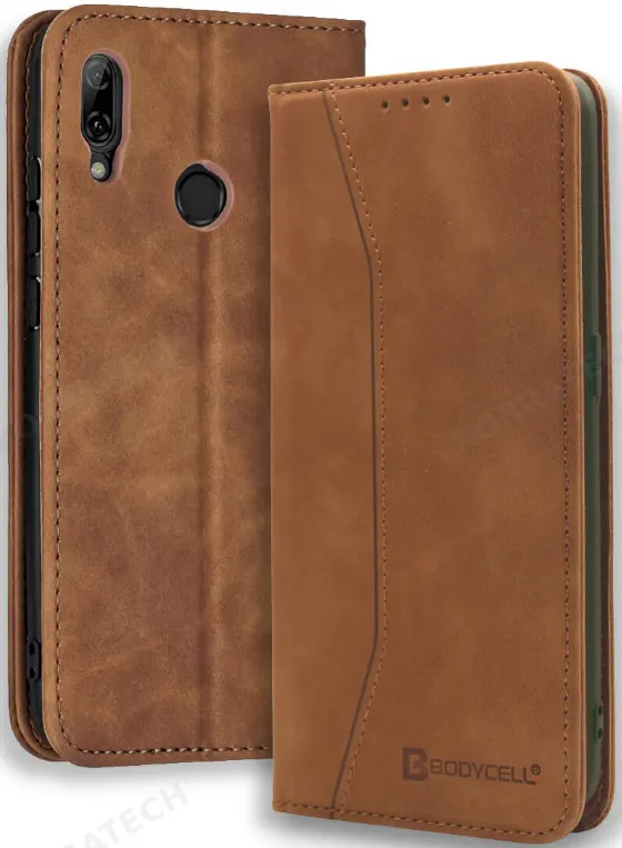Bodycell Θήκη - Πορτοφόλι Huawei P Smart 2019 / Honor 10 Lite - Brown (5206015060045)