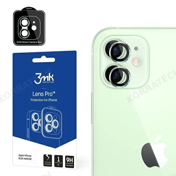 3MK Lens Protection Pro - Αντιχαρακτικό Προστατευτικό Γυαλί για Φακό Κάμερας Apple iPhone 12 / 12 mini / 11 (5903108452397)