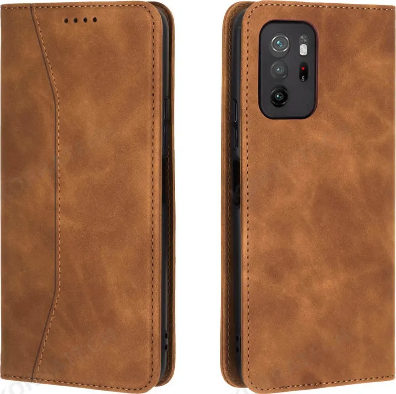 Bodycell Θήκη - Πορτοφόλι Xiaomi Poco M3 Pro 5G - Brown (5206015065743)