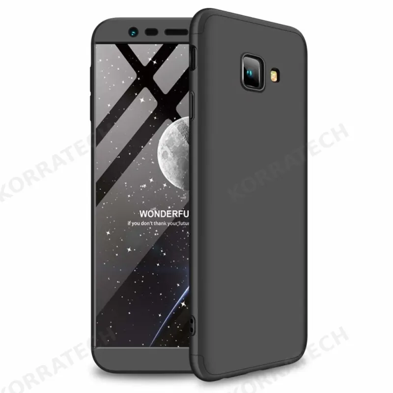 GKK Θήκη Hybrid Full Body 360° Samsung Galaxy J4 Plus 2018 - Black (44493)