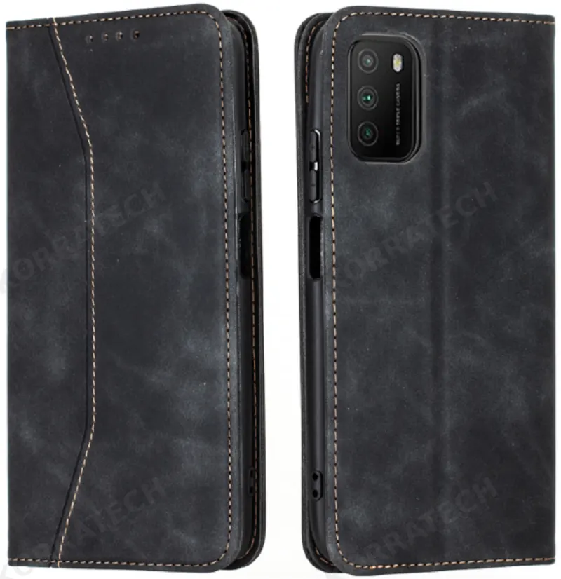 Bodycell Θήκη - Πορτοφόλι Xiaomi Poco M3 - Black (5206015063305)