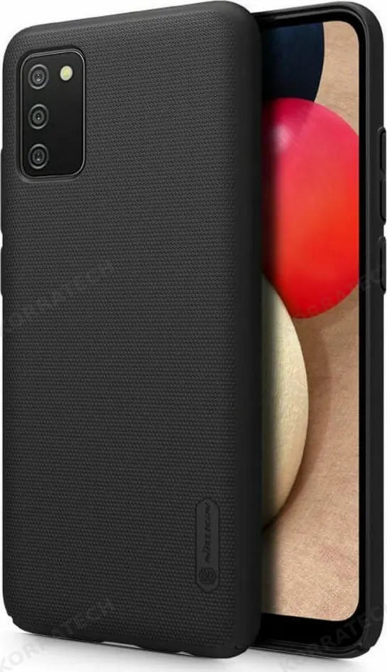 Nillkin Θήκη Super Frosted Shield Samsung Galaxy A02s & Kickstand - Βlack (6902048211872)