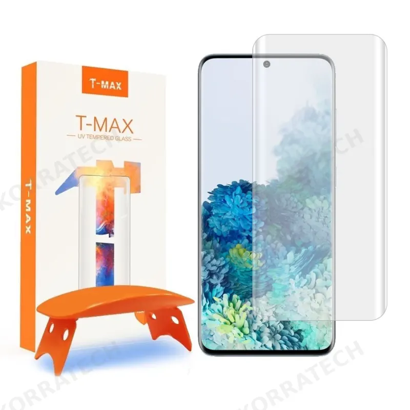 T-MAX Liquid Full Glue 3D Tempered Glass - Σύστημα Προστασίας Οθόνης Samsung Galaxy S20 (62912)