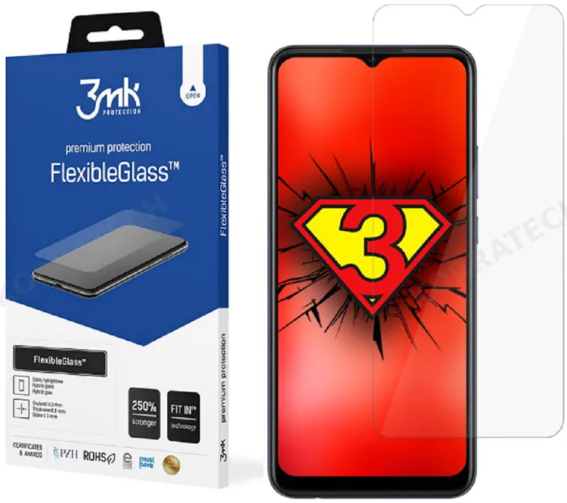 3MK Premium Flexible Glass - Αντιχαρακτικό Υβριδικό Προστατευτικό Γυαλί Οθόνης - Oppo A15 - 0.3mm (5903108335775)