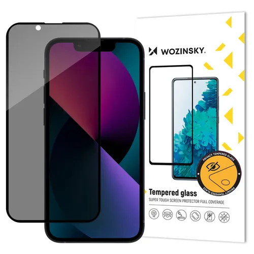 Privacy Glass tempered glass for iPhone 17e / 16e / 14 / 13 / 13 Pro with Anti Spy privacy filter
