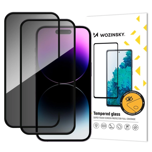 Privacy Glass tempered glass for iPhone 17 Pro, set of 2