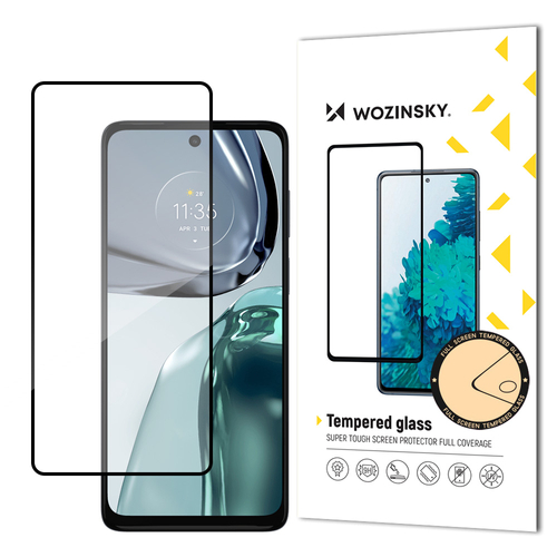 Full Glue Tempered Glass for Motorola Moto G62