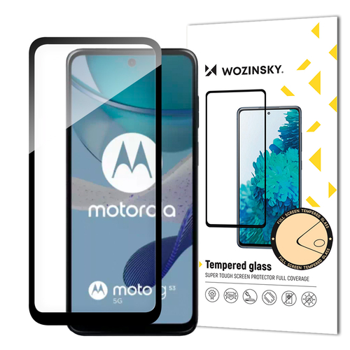 Full Glue Tempered Glass for Motorola Moto G53