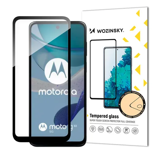 Full Glue Tempered Glass for Motorola Moto G53