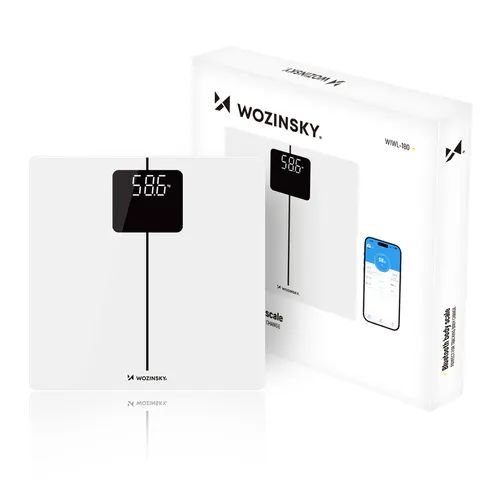 Έξυπνη Ζυγαριά Μπάνιου Bluetooth - Λευκή WIWL-180