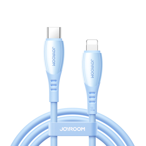 30W USB-C - Lightning cable 1.2m - BLUE  S-A59 Vibrant Series