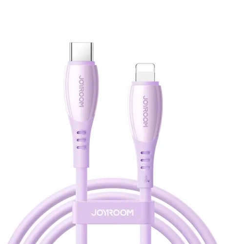 30W USB-C - Lightning cable 1.2m - PURPLE  S-A59 Vibrant Series