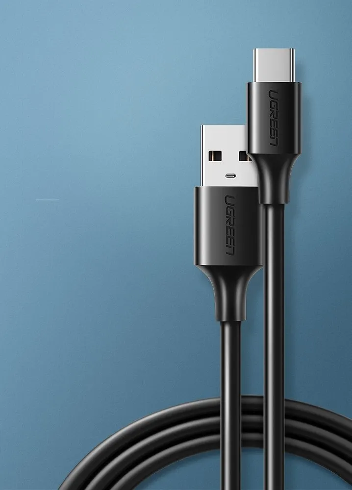 Ugreen US287 60116 USB-A / USB-C 2A cable 1m - black