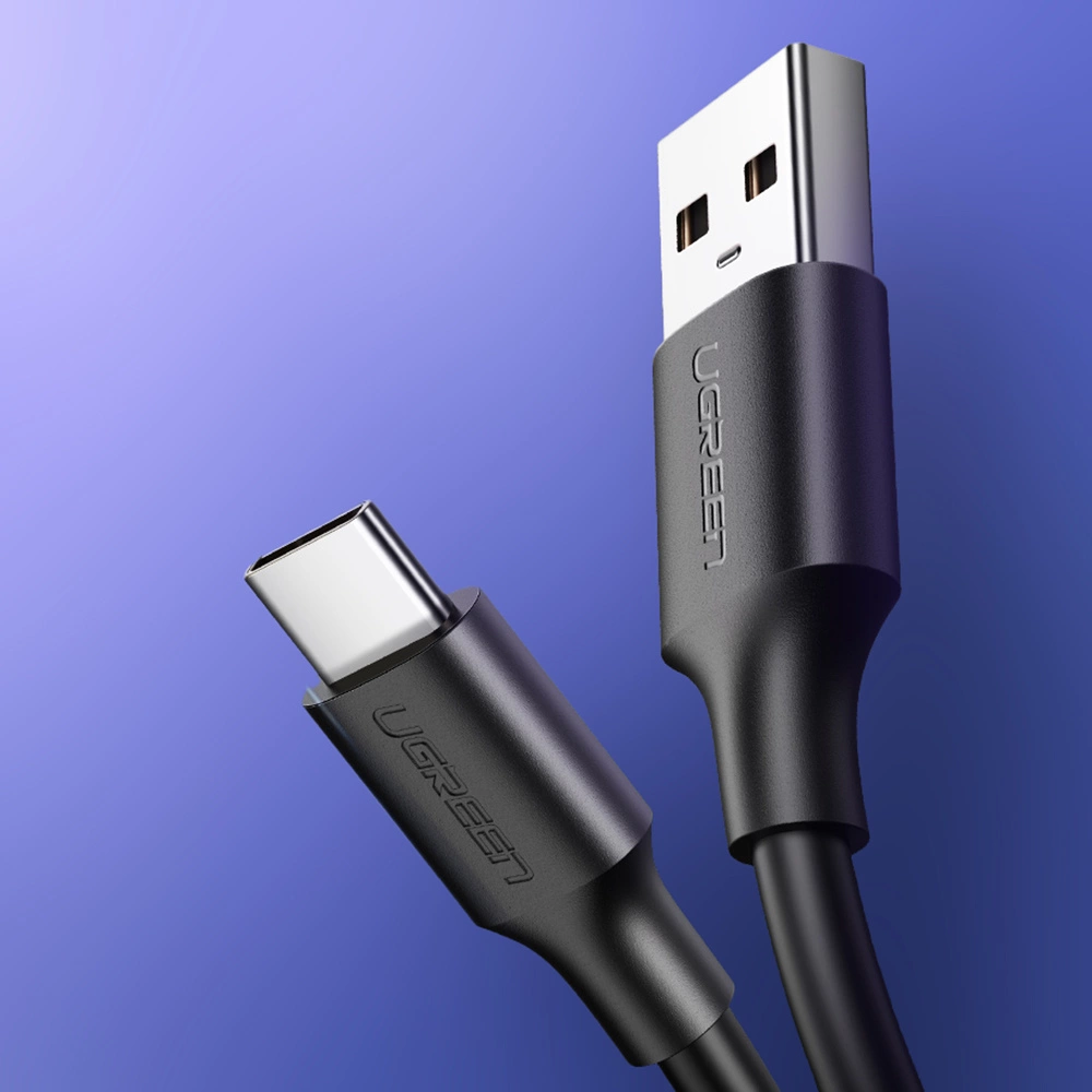 Ugreen US287 60118 USB-A / USB-C 3A cable 2m - black
