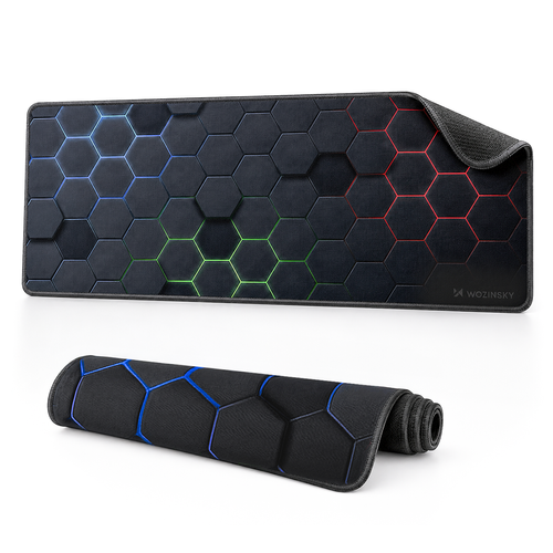 Επιφάνεια Εργασίας Gaming 800x300mm Αδιάβροχη με Μοτίβο - Μαύρο WPD-B800