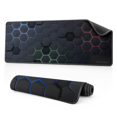 Επιφάνεια Εργασίας Gaming 800x300mm Αδιάβροχη με Μοτίβο - Μαύρο WPD-B800