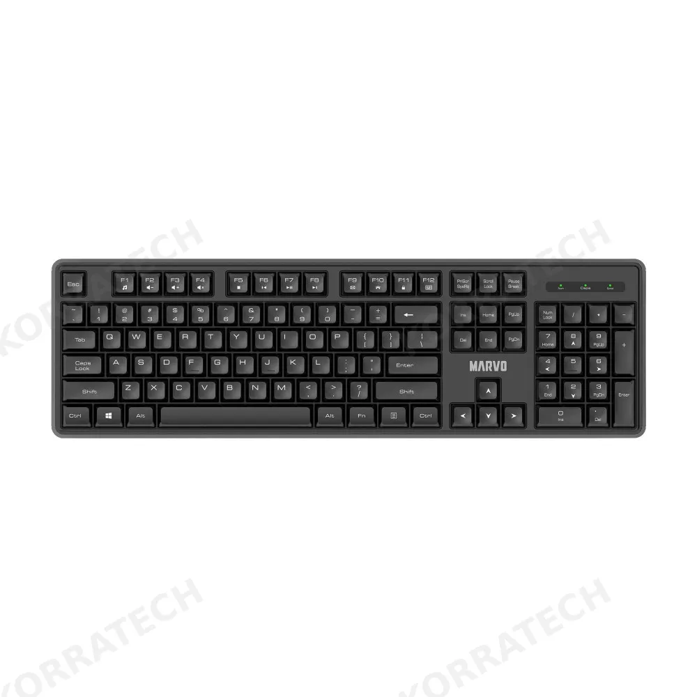 Marvo Office WS005 ασύρματο σέτ πληκτρολόγιο/ποντίκι, Gr